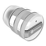 Wireless Headphone, Rowkin Mini Bluetooth 4.1 Sport In-Ear Earbud Headset with Noise Cancelling Mic and Portable Charging Case. Smallest Cordless Hand-free Earphone for Music and Calls (Silver)