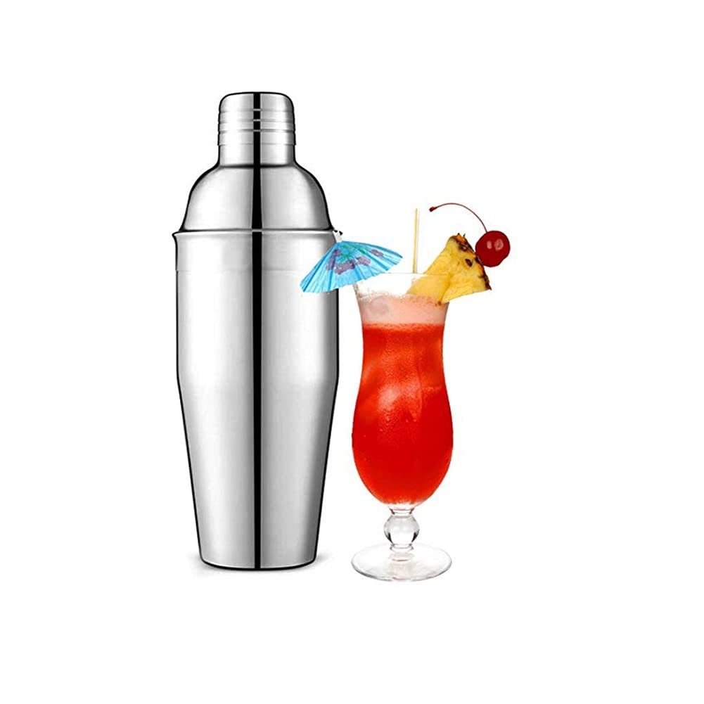 ANSIEDIO Cocktail Shaker 750ml, Cocktail Making Set with Strainer, Gift for Bartender Maker