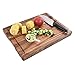 ZESPROKA Acacia Wood Cutting Board - Ultra Thick 16” x 12” x 1.5” - Kitchen Chopping Board with Juice Drip Groove - Ideal for Chopping Meat, Vegetables, Fruits, Bread, Cheese, Brown, CB01
