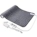 XXX-Large Heating Pad with Auto Off, Safe Low Voltage Technology & Oeko-Tex 100 Certified, 10 Electric Temperature Settings, Super Soft Micro Plush, Moist Therapeutic Option, Pain Relief, Light Gray