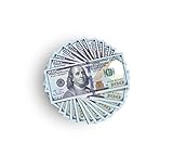 Top Treasures Prop Money Real Looking Copy 100s Full Print Stack - Total $10,000 for Movie, TV, Videos, Advertising & Novelty (100)