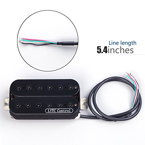 ASCENDAS HP5 Double-conductor Wire Electric Guitar Humbucker Pickup for Gibson Les Paul Replacement (Bridge&Neck)
