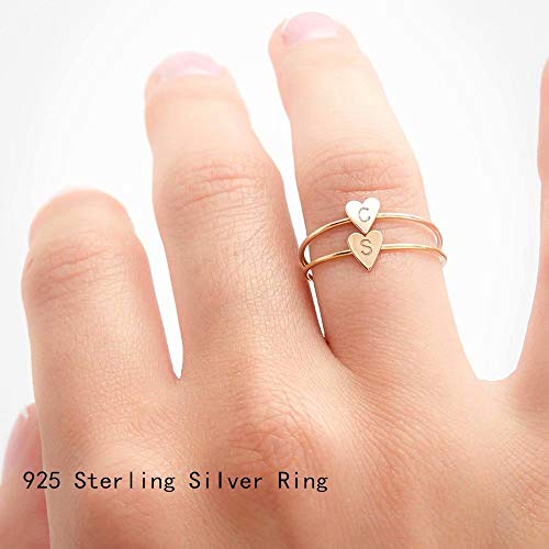 Jewellery Kids Initial Ring Memorjew Initial Rings For Girls, 925