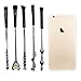 Wizard Wand Makeup Brushes, 5 Set Beauty Tools Eye Eyeshadow Blending Brushes Cosmetic Makeup Tool with Gift Bag with Necklace