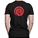 TheShirtDudes Uzumaki Clan Naruto - Adult T-Shirt for Anime Cosplay Black