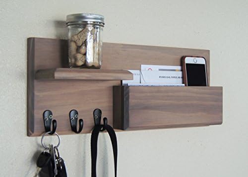 Key Rack Mail Storage Floating Shelf