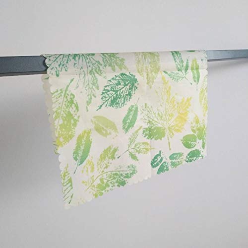 POWERbeast Beeswax Wrap Reusable Organic Beeswax Food Packaging Eco Friendly, Zero Waste, Alternative to Cling Film, Washable Reusable Wax Food Wrap - Set of 3 (Large, Medium, Small)