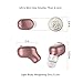 NENRENT S570+ Single Bluetooth Earbud,Smallest Mini Invisible Wireless Bluetooth Earpiece Headset Headphone Earphone with Mic Hands-Free Calls for iOS Android Smart Phones 1pcs(Rose Gold)…