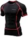 TM-MUB13-KKR_Large Tesla Men's Short Sleeve T-Shirt Cool Dry Compression Baselayer MUB13
