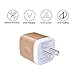 USB Wall Charger, Charging Block, HUHUTA 2 Pack 2.1A/5V Dual Port USB Charger Brick Plug Cube Base for iPhone X/8/7/6 Plus 5, Samsung Galaxy S9/S8/S7/S6, S8 Plus, Moto, HTC, Huawei, LG