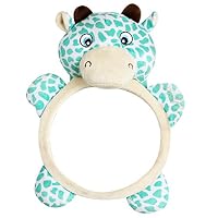 Kidoll Adjustable Wide View Rear Baby Seat Car Safety Mirror Headrest Mount Cute Cow Mirror