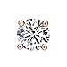 2.00 Carat Rose Gold Overlay Sterling Silver 925 Unisex Silver Stud Earrngs. 1.00 Carat Each Stone