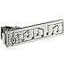 Music Note Musician Clasp Tie Clip Bar Instrument Musical Treble Clef