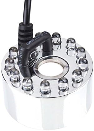 Kleanco Home It - 12 LED Colorful Light Ultrasonic Mist Maker Fogger Water Fountain Pond Decor
