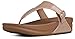 FitFlop Women's Superjelly Rubber Flip Flops Jelly Sandal, Nude, 7 M US