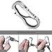 Idakekiy Dual Carabiner Keychain Mutil Tool with Key Chain Bottle Opener for Keys