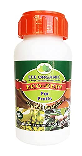 EEE Organic Eco Zein Organic Pesticide for Fruit Plants and Trees 250 ml Bottle, Pack (2, 1)