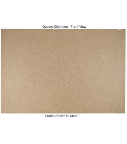 Quadro Clip Frame 8x10 Inch – Borderless, Clear, Front-Loading – Made In USA