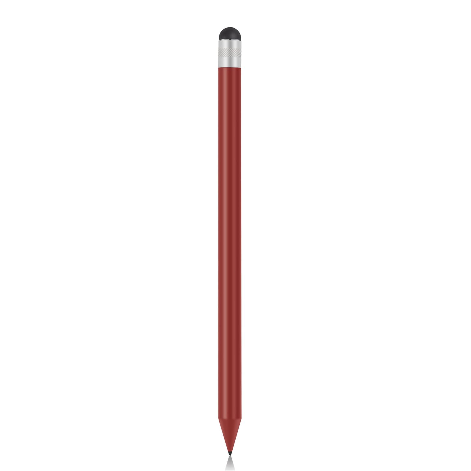 Stylus Pen,Replacement Capacitive Touch Screen Stylus Pencil with Soft Rubber Touching Head,Universal Stylus Touch Pen for Phone Tablet PC Computer Pad (Red)