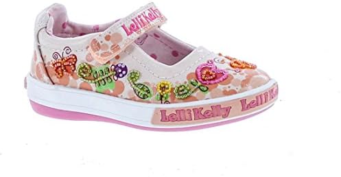 Lelli Kelly Kids Girls Lk1115 Fashion Mary Jane Shoes,Peach Fantasy,24
