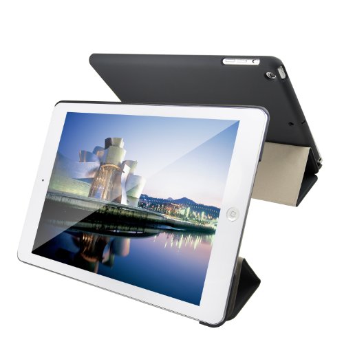 iPad Air Case, JETech Case Cover for Apple iPad Air 2013 Model with Auto Sleep / Wake Feature (Dark Grey)