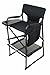 World Outdoor Products Professional Edition Tall Directors Chair, Side Table, Drink, Cell Phone, Document Holder, Removeable Logo Patches, Storage Net.