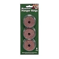 Household Essentials 14306 CedarFresh Red Cedar Wood Rings for Hangers - Set of 6