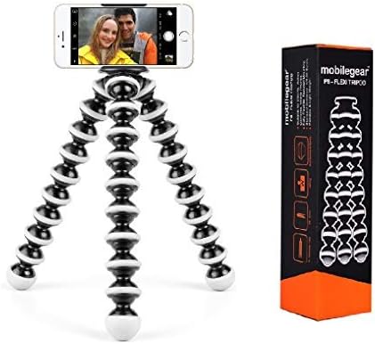 mobilegear Flexible Mini Tripod (10 inch Height) for Camera, DSLR and Smartphones (with Free ATTACHMENTS)