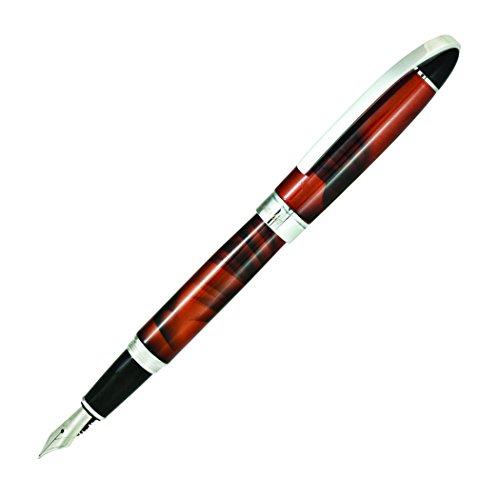 Conklin Victory Fountain Pen - Fine Nib Fountain Pen, Cinnamon Brown (CK71510: CK71511)