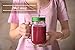 4 x 20oz Mason Jar Mugs with Handles, Lids, Reusable Straws, Fruit Patterned Stainless Steel Lids and Straws, Glass Drinking Cup Regular Mouth, BPA Free, Food Grade, Dishwasher Safe, 23 Bees