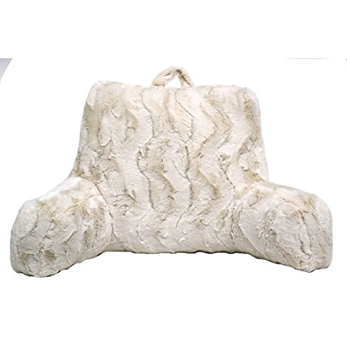 Better Homes and Gardens Beautyful Soft Faux Fur Backrest Pillow, Ivory
