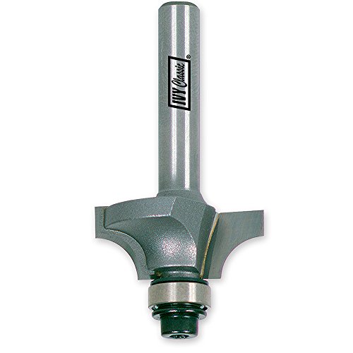IVY Classic 10884 1/4" Radius Beading Carbide Router Bit with Ball Bearing, 1/4" Shank, 1/Hang Box