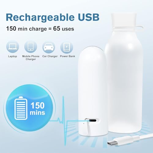Premium Portable Bidet Travel Shattaf High Pressure Rechargeable Electric Handheld Travel Bidet Spray Bottle Water Bottle Pump Sprayer for Camping toilet Essentials Personal Hygiene Care for Women Men