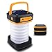 SEYEON Solar LED Pocket Camping Lantern Lights USB Rechargeable Portable SOS Flashlight,Outdoor Lights Emergency Charger for Phone,Waterproof Collapsible Ultra Compact Mini Torch Night Light