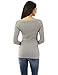 PattyBoutik Women’s Crewneck Raglan Ribbed Sweater (Light Gray M)