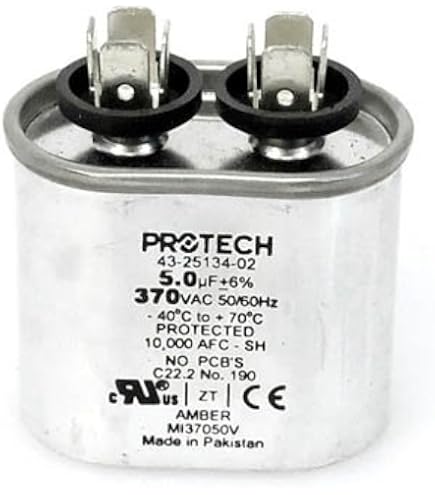 43-25134-27 -Rheem OEM Oval Replacement Run Capacitor 4 UF