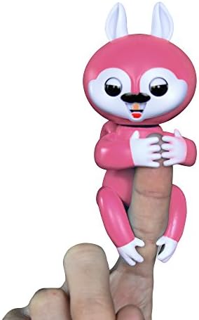 Interactive Baby Finger Squirrel Electronic Toy for Children(Pink)