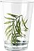 Corelle Coordinates by Reston Lloyd Bamboo Leaf Acrylic Juice Glasses, 8-Ounce, Set of 6