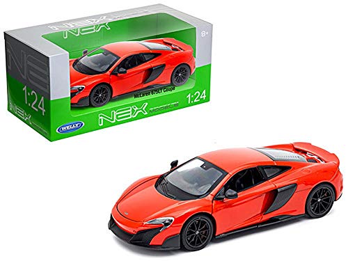 Welly McLaren 675LT Coupe, Red 24089W-RD - 1/24 Scale Diecast Model Toy Car
