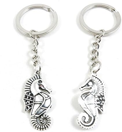 2 x Keychain Keyring Key Ring Chain Jewelry Findings F7RG0 Seahorse Sea Horse