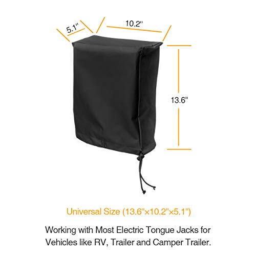 Electric Trailer Jack Cover,NORSMIC Camper Accessories for Travel