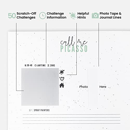 The Adventure Challenge Solo Edition 50 ScratchOff Adventures and