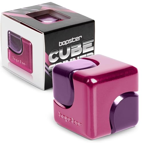 石川玩具 ハンドスピナー CUBE SPINNER ピンクパープル