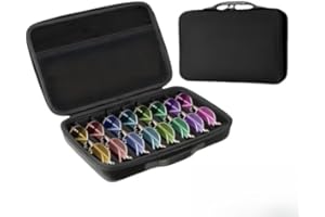 Travel Sunglasses Organizer Glasses Case Multiple Pairs Adjustable Slots Portable Eyeglasses Case Storage Box for Men Women