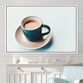 signwin Framed Canvas Wall Art Coffee in The...