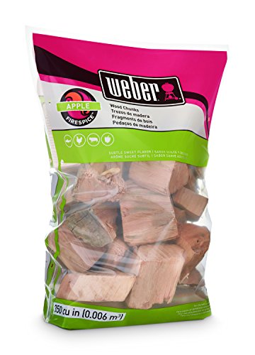 Weber Apple Wood Chunks, 350 cu. in. (0.006 cubic meter)