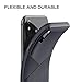 iPhone Xs Max case, VRS Design [Navy] Vegan TPU Leather-Look Case [Leather Fit] Flexible Slim Premium case Compatible with Apple iPhone Xs Max (2018)