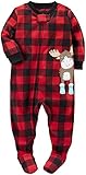 Carter's Plaid Moose Footie
