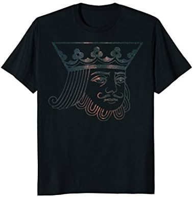 Mens King Of Spades Space Playing Cards Clothing Gift XL Black