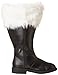 Funtasma Men's Santa, Black/What Faux Fur, Medium/10-11 M US